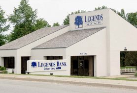 A photo of our secondary location in eastern Linn, Missouri. It is also known as our Linn motorbank, although the lobby is open to visitors.